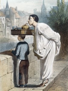 Pierrot cheira a fruta - n.d., final do século XIX de Unknown artist