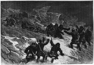 Pólo Norte: ao encontro dos trenós Markham - Nares Georges S., Uma viagem ao mar polar, Paris: Hachette de Unknown artist