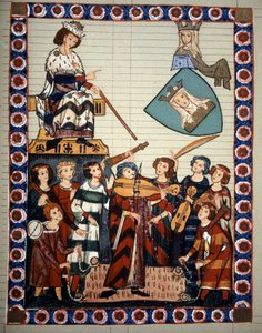 Poesia de Troubadours do Mestre Heinrich Frauenlob. de Unknown artist