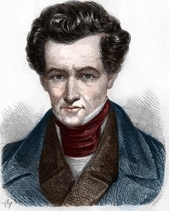 Retrato Armand Carrel (1800-1836), jornalista francês. de Unknown artist