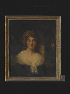 Retrato de uma rapariga (óleo sobre tela) de Unknown artist