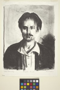 Retrato de John Carroll (tinta) de Unknown artist