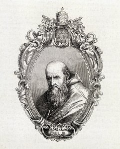 Retrato de Alessandro Farnese, papa Paulo III (1468 - 1549) de 1534 a 1549. de Unknown artist