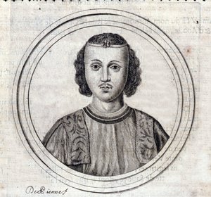 Retrato de Amedee VII de Savoy conhecido como O Conde Vermelho. de Unknown artist