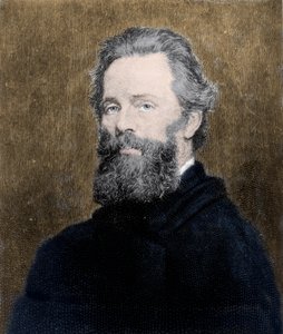 Retrato do poeta e romancista americano Herman Melville (1819-1891). de Unknown artist