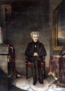 Retrato de Andrew Jackson (1767 - 1845) estadista americano. de Unknown artist