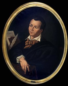 Retrato de Antonin Careme (1783 - 1833) cozinheiro - Pintura, al. Fondation Escoffier de Unknown artist