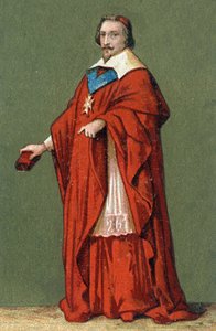 Retrato de Armand Jean Du Plessis, Cardeal de Richelieu (1585 - 1642) de Unknown artist