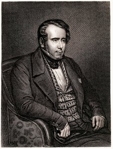 Retrato de Augustin Thierry, historiador francês (gravura de Unknown artist