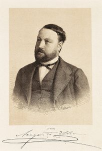 Retrato de Augusto ULLOA (1823-1879), político espanhol. Gravura de Madrid, Biblioteca Nacional. de Unknown artist