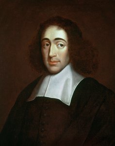 Retrato de Baruch Spinoza (1632-1677), filósofo holandês, também conhecido como Bento de Espinosa ou Benedictus de Spinoza ou Benedictus de Spinoza - pintura anónima. Colecção privada. de Unknown artist