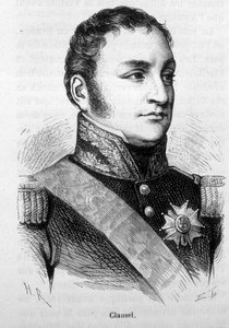 Retrato de Bertrand Clausel (ou Clauzel) (1772 - 1842). Gravura do final do século XIX em "Histoire de France" de H. Martin. de Unknown artist