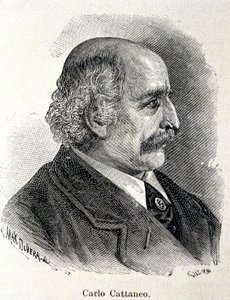 Retrato de Carlo Cattaneo (1801-1869) de Unknown artist
