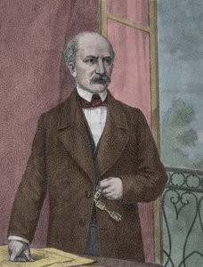 Retrato de Carlo Cattaneo (1801-1869), patriota italiano, filósofo - Retrato do patriota, filósofo, pensador político Carlo Cattaneo (1801-1869) de Unknown artist