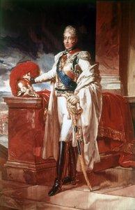 Retrato de Carlos X (1757 - 1836), Rei de França de 1824 a 1830. Pintura. Museu de Capodimonte, Nápoles. de Unknown artist
