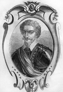Retrato de Charles de Gontaut, Barão, então Duque de Biron (1562 a 1602). Maréchal de France. gravura de 1866. de Unknown artist