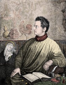 Retrato de Clemens Brentano (1778-1842), escritor e poeta alemão - Retrato de Clemens Maria Brentano de Unknown artist