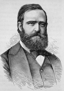 Retrato de Clément Duvernois. Gravura do final do século XIX em "Histoire de France" de H. Martin. de Unknown artist