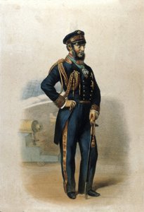 Retrato do Conde Carlo di Persano Pellion (1806-1883), patriota da Unite Italiana. de Unknown artist