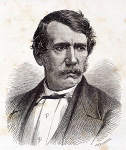 Retrato de David Livingstone, missionário e explorador britânico (1813-1873) - em "Tour du Monde", 2º semestre. 1875¿ de Unknown artist