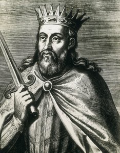 Retrato de Denis de Portugal (gravura) de Unknown artist