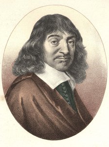 Retrato de Descartes (1596 - 1650). de Unknown artist