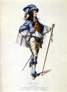 Retrato de Don Juan em pé, sd. Século XIX de Unknown artist