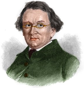 Retrato de Eduard Morike (1804-1875), escritor romântico alemão. de Unknown artist