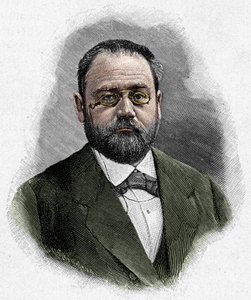 Retrato de Emile Zola (1840-1902) de Unknown artist