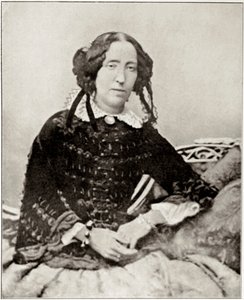 Retrato de Emma Roberts, contratado há alguns meses pelo patriota italiano Giuseppe Garibaldi (1807-1882). A partir de uma fotografia. Coleção Particular de Unknown artist