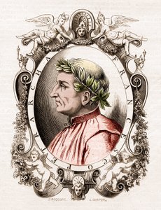 Retrato de Francesco Petrarca (Petrarca) (1304-1374), poeta italiano. de Unknown artist