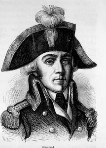 Retrato de François Hanriot (1761-1794), revolucionário francês de Unknown artist
