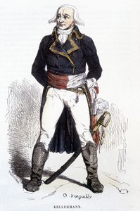 Retrato de François Christophe Kellerman - gravura de Unknown artist