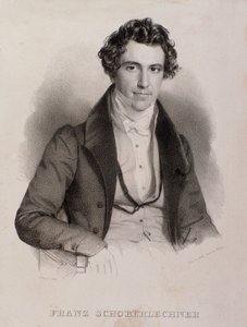 Retrato de Franz Schoberlechner (gravura de Unknown artist