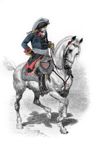 Retrato de Frederico II da Prússia (1712-1786) conhecido como Frederico o Grande. Gravura do século XIX. . de Unknown artist
