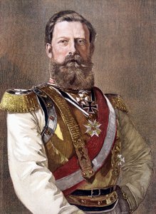 Retrato de Frederico III (1831-1888), Imperador da Alemanha e Rei da Prússia. de Unknown artist