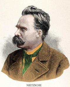 Retrato de Friedrich Nietzsche (1844 - 1900). de Unknown artist