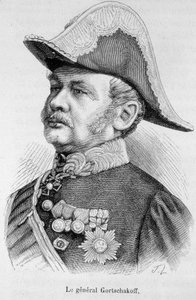 Retrato do General Gortschakoff de Unknown artist