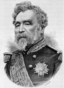 Retrato do General de la Motterouge. Gravura do final do século XIX em "Histoire de France" de H. Martin. de Unknown artist