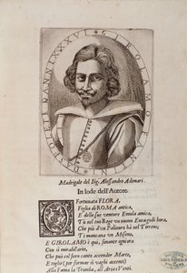 Retrato de Gerolamo Fantini (página de título do seu Método para aprender a tocar trompete de Unknown artist