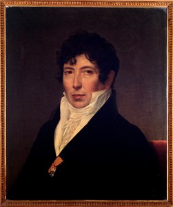 Retrato de Girolamo Crescentini (1762-1846) Cantor italiano castrato (castrat) Pintura anônima. Século XIX. Bologna Civico museo Bibliografico de Unknown artist