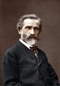 Retrato de Giuseppe Verdi (1813-1901), compositor italiano. de Unknown artist