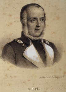 Retrato de Guglielmo Pepe (1783 - 1855), de Unknown artist