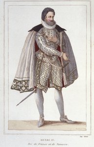 Retrato de Henrique IV (1553-1610), Gravura do Rei de França de 1830 de Unknown artist