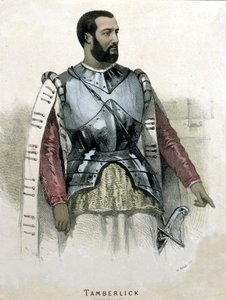 Retrato do tenor italiano Enrico Tamberlick (1820 - 1869) em Otello por Gioacchino Rossini de Unknown artist