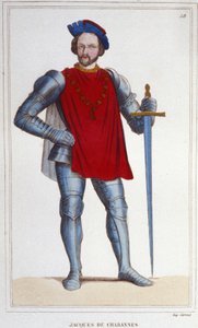 Retrato de Jacques de Chabannes Lord of LA PALICE. Marechal da França 1470-1525. de Unknown artist