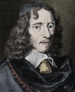 Retrato de Jean Chapelain (1595-1674), poeta francês - Gravura - Jean Chapelain (1595-1674) poeta e critico litteraire francais - Gravura de Unknown artist