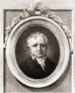 Retrato de Jean Honoré Fragonard, pintor francês (1732 - 1806). de Unknown artist