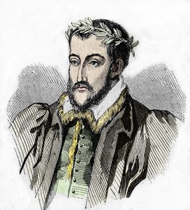 Retrato de Joachim du Bellay. Poeta francês (Château du Liré, Maine-et-Loire de Unknown artist