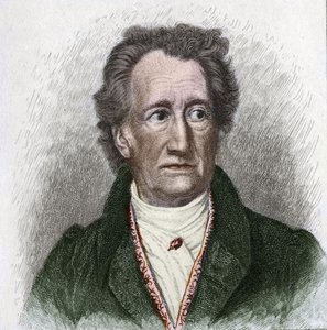 Retrato de Johan Wolfgang Goethe (1749 - 1832), escritor alemão de Unknown artist